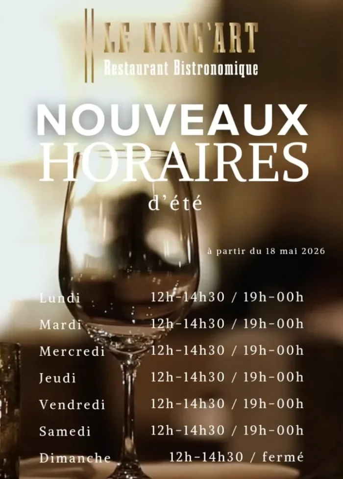 horaires d'été 1